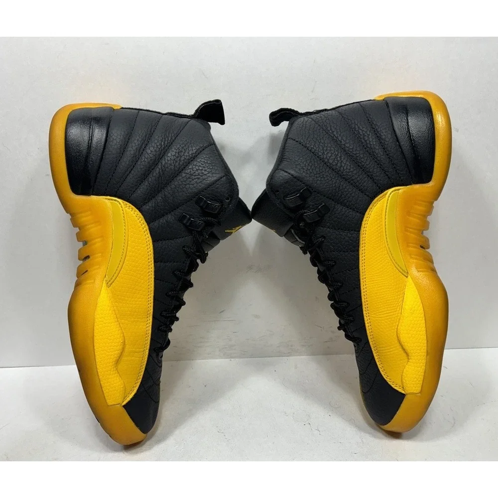 Nike Air Jordan 12 University Gold Mens Size 9.5 130690-070 OG XII Retro Black